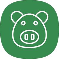 Pig Vector Icon Design