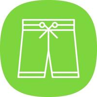Swimming Suit Vector Icon Design