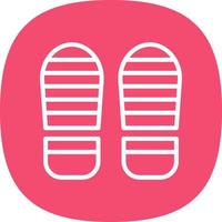 Footsteps Vector Icon Design