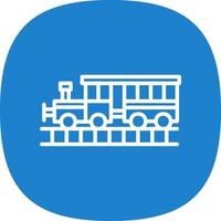 diseño de icono de vector de tren