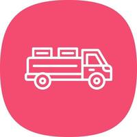 Pickup Truck Vector Icon Design