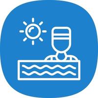 Swimming Vector Icon Design