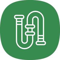 Piping Vector Icon Design
