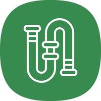 Piping Vector Icon Design