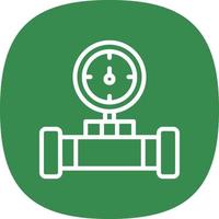 Water Meter Vector Icon Design