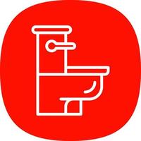 Lavatory Vector Icon Design