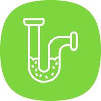 Pipe Vector Icon Design