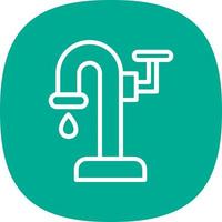 Water Pump Vector Icon Design