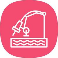 Fishing Vector Icon Design