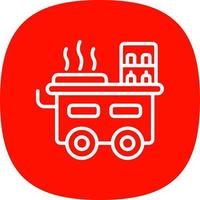 Street Food Vector Icon Design