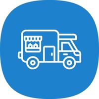 Food Truck Vector Icon Design