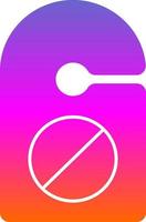 Do Not Disturb Vector Icon Design