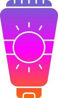 Suncream Vector Icon Design