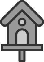 Bird House Vector Icon Design