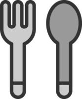 Fork Vector Icon Design