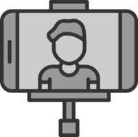 Vlogger Vector Icon Design