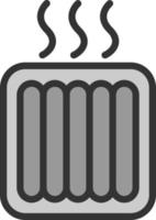 Underfloor Heating Vector Icon Design