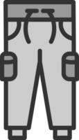 Trouser Vector Icon Design