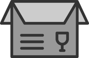 Open Box Vector Icon Design