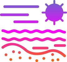 Beach Vector Icon Design