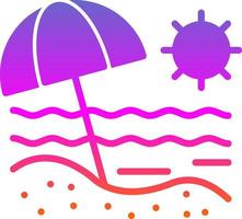 Beach Vector Icon Design