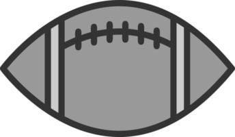 diseño de icono de vector de fútbol americano