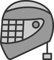 diseño de icono de vector de casco