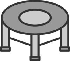 Trampoline Vector Icon Design