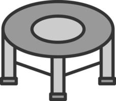 diseño de icono de vector de trampolín