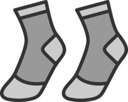 diseño de icono de vector de calcetines