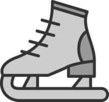 Ice Skating Vector Icon Design