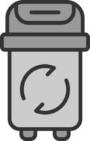 Trash Vector Icon Design