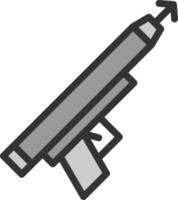 diseño de icono de vector de fusil