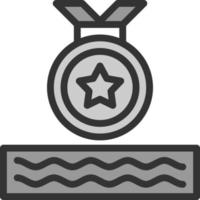 diseño de icono de vector de medalla