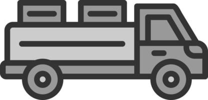 Pickup Truck Vector Icon Design