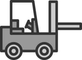 Forklift Vector Icon Design