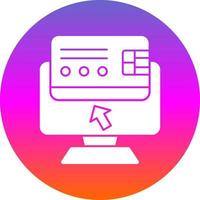 Online Payment Vector Icon Design