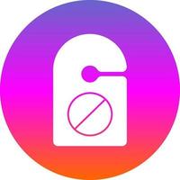 Do Not Disturb Vector Icon Design