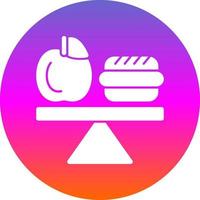 Balanced Diet Vector Icon Design