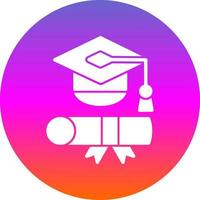 Graduation Toga Vector Icon Design