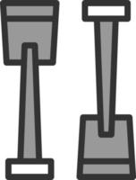 Paddle Vector Icon Design
