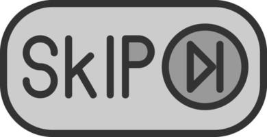 Skip Ad Vector Icon Design