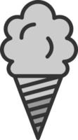 Ice Cream Vector Icon Design