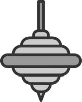 Top Spin Vector Icon Design