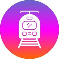 Tram Vector Icon Design