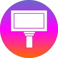 Hanging Billboard Vector Icon Design