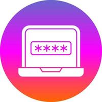 Login Vector Icon Design