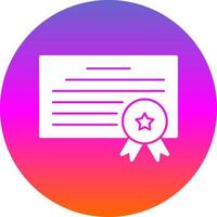 Diploma Vector Icon Design