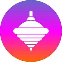 Top Spin Vector Icon Design