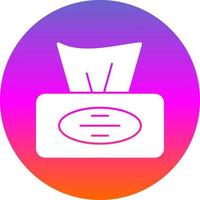 Tissue Box Vector Icon Design